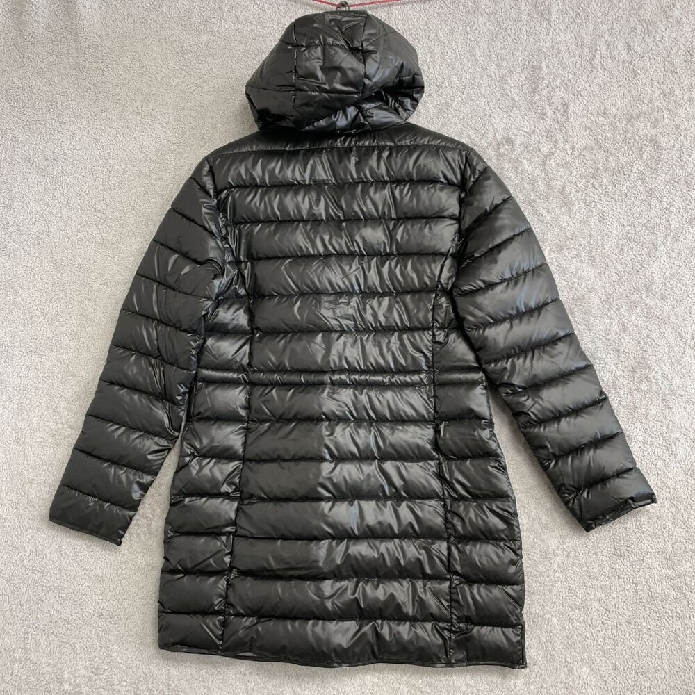 NEW Kenneth Cole New York Women's S Black Hooded Puffer Coat Polyester - Picture 3 of 12